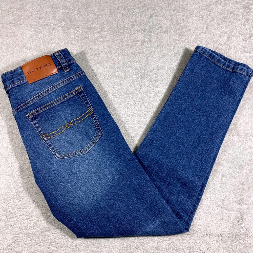 Luckyโ Brand Authentic Skinny Stretch Jeans Girls 14 Blue Medium Wash Slim Fit